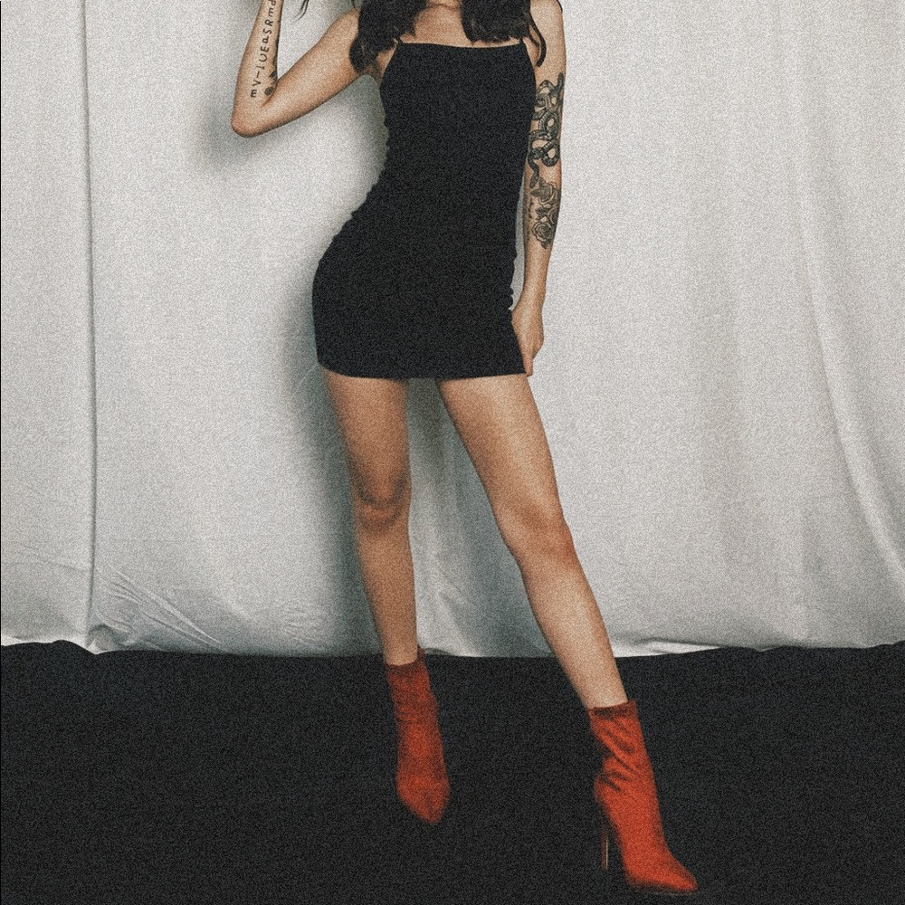 Red Ankle Stilletos